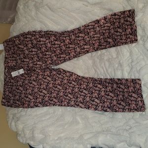 NY&C Floral Slim Ankle Stretch Pant, size 14